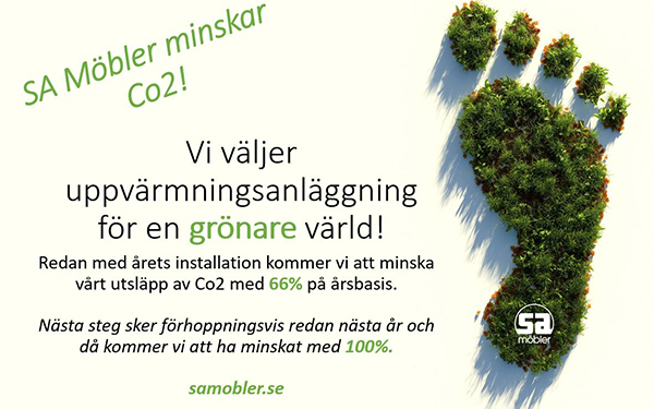 2021-06-08 // SA Möbler minskar Co2!